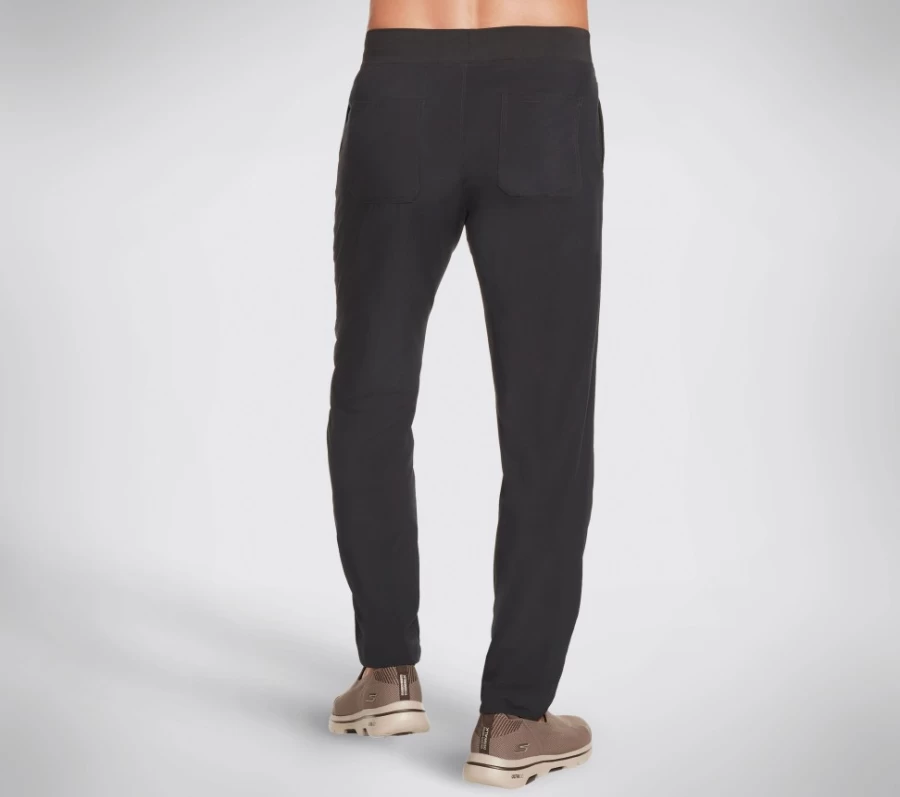SKECHERS Men's Gowalk Action Pants - Black Comfortable Walking Trousers