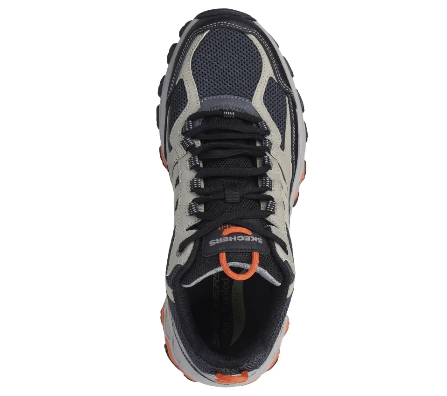 SKECHERS Men's Arch Fit Akhidime Sneakers in Taupe & Black - Comfortable Walking Shoes