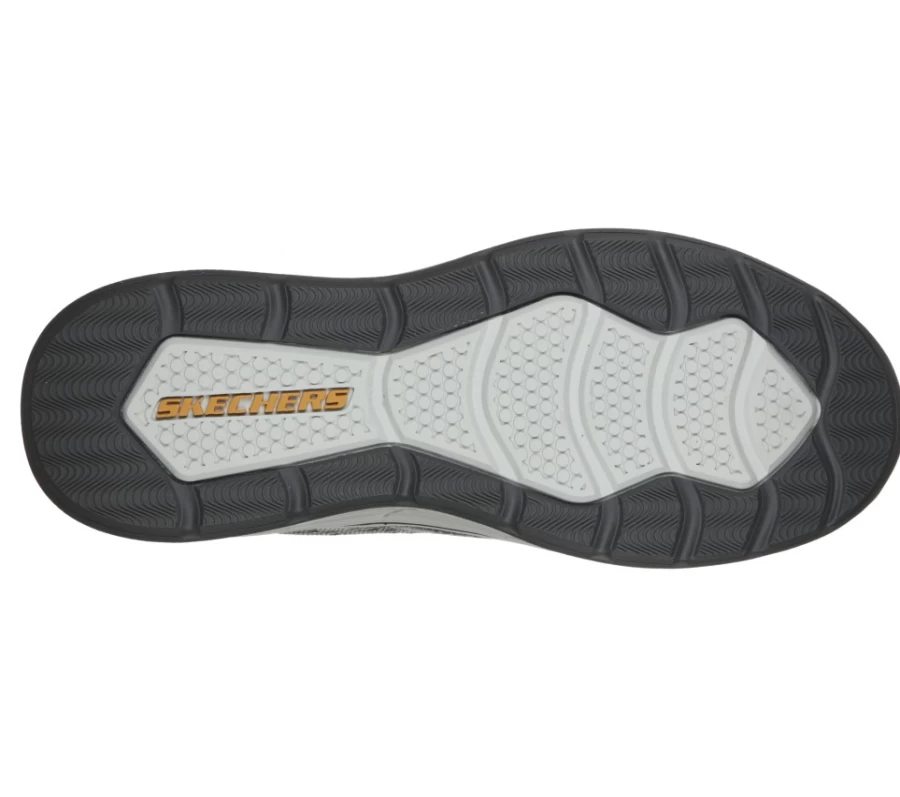 SKECHERS Men's Relaxed Fit Edlow Sneakers in Charcoal - Remaxed Comfort & Style