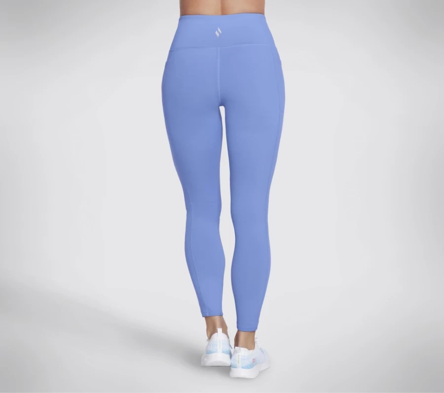 SKECHERS Women's Go Walk High Waist Legging in Periwinkle - Comfortable Walking Pants