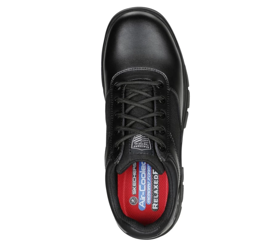 SKECHERS Men's Wascana Kallin Relaxed Fit Sneakers in Black