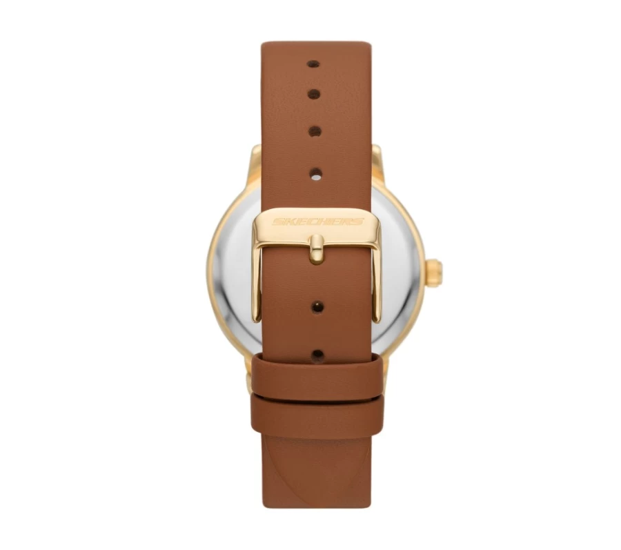 SKECHERS Women's Brown Starline Watch - Stylish & Comfortable Timepiece
