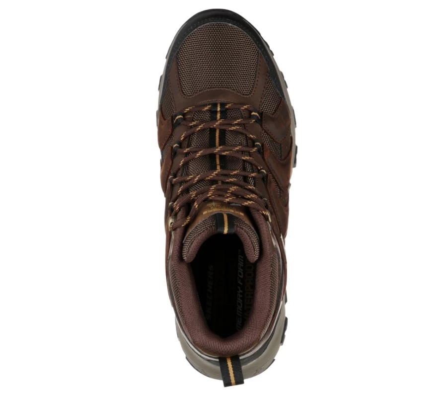 SKECHERS Men's Brown Selmen Relaxed Fit Loafers - Relodge Comfortable Casual Shoes