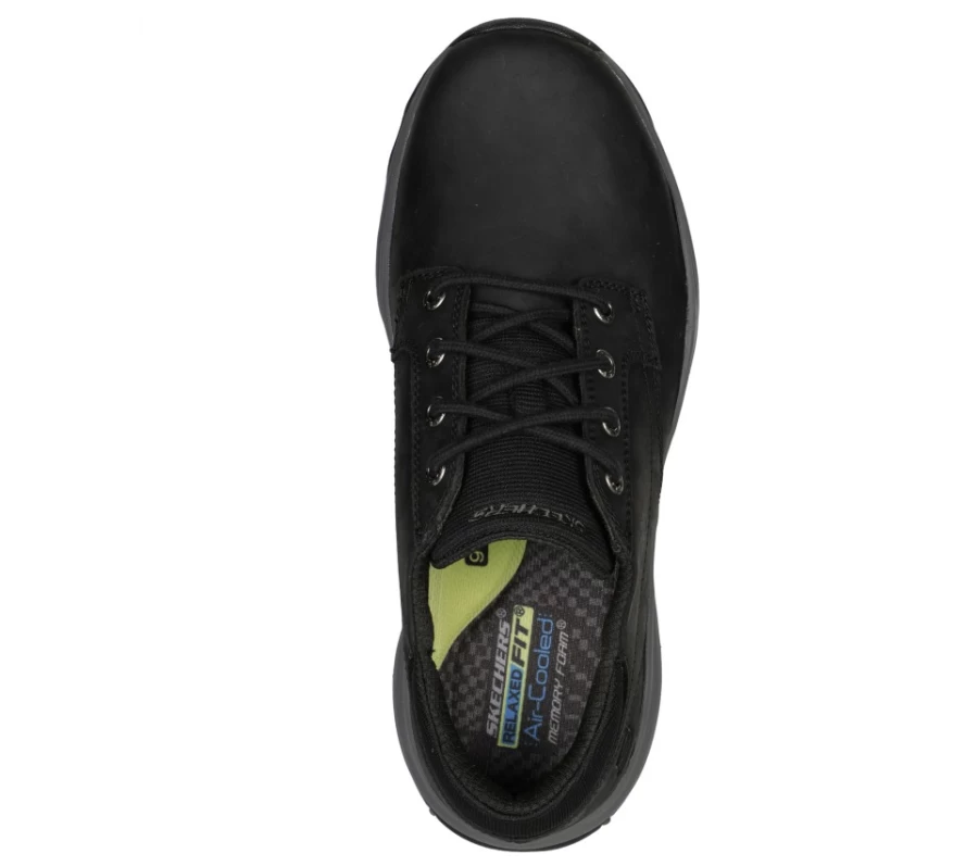 SKECHERS Men's Craster - Fenzo Relaxed Fit Sneakers in Black